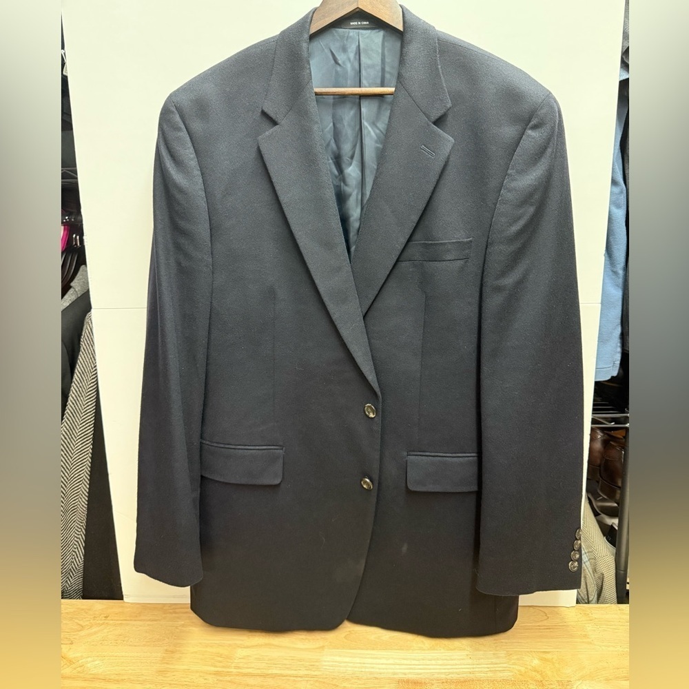 Ralph Lauren Men's Dark Blue Blazer Cashmere